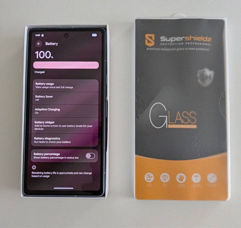 Google Pixel 7a - 128 GB - Sea (Unlocked - open box condition) gallery