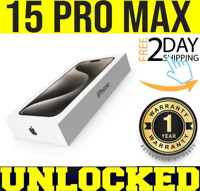 APPLE IPHONE 15 PRO MAX 512GB NATURAL (UNLOCKED) 🔋100% BATTERY🔋 ❖SEALED❖