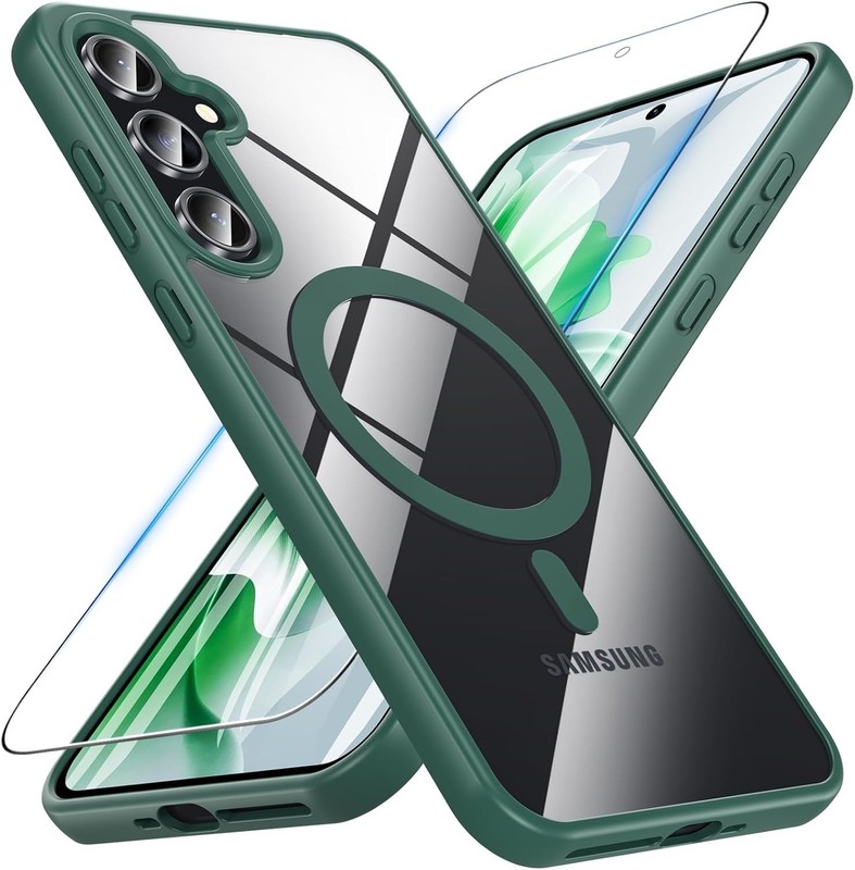 For Samsung Galaxy A35 5G Case with Heavy Duty Shockproof Protective Cover Black