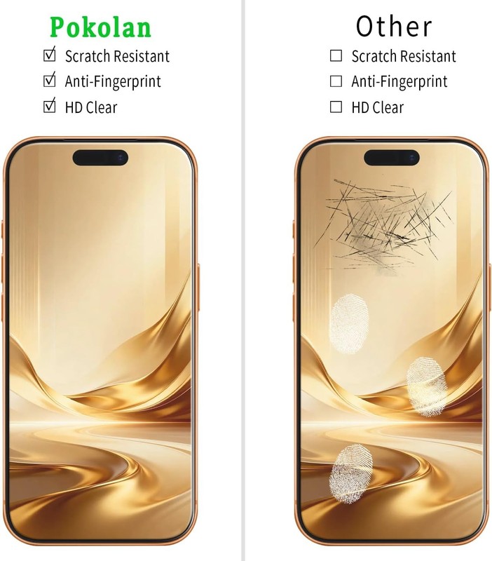 3PCS Screen Protector for iPhone 17 Pro Max 9H Hardness Case Friendly Bubble Fre gallery