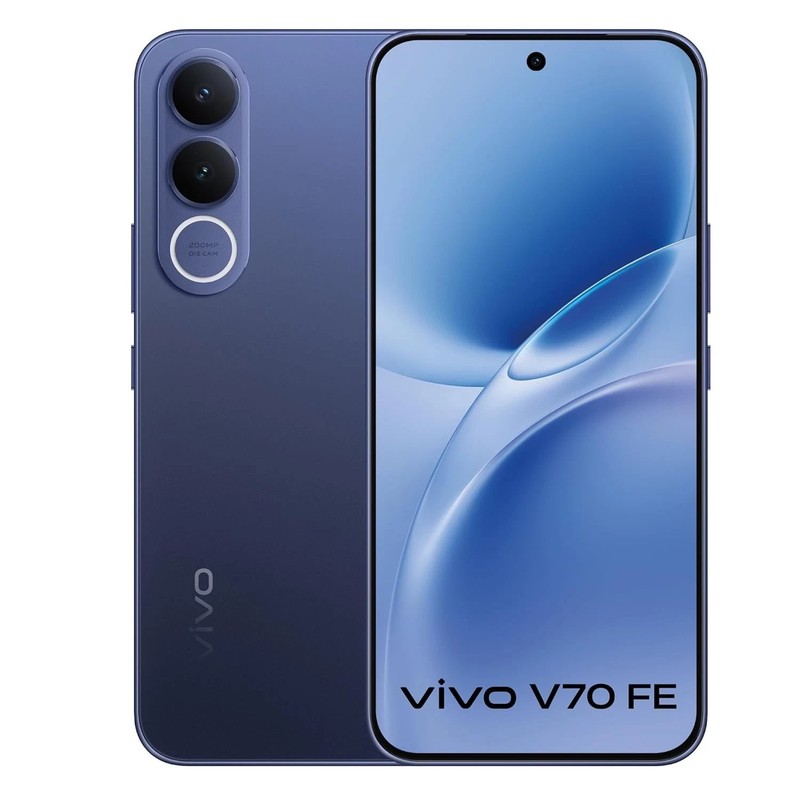 vivo V70 FE 5G (Blue 8GB RAM,256GB )Dimensity 7360-Turbo NFC Unlocked Phone.