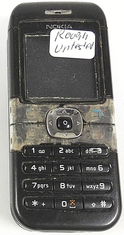Nokia 6030 / 6030b – Black ( AT&T / Cingular ) Cellular Phone – Untested