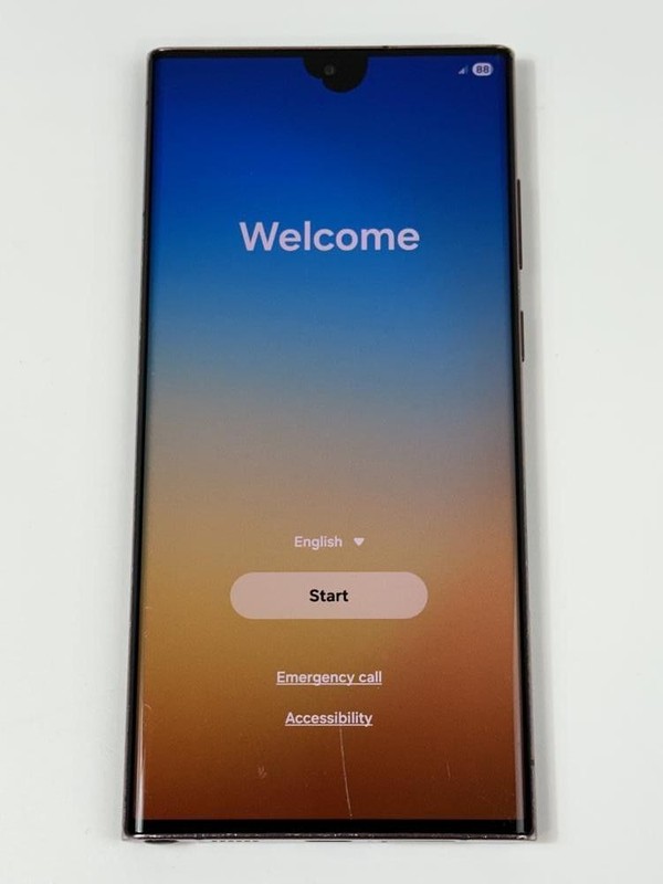 Samsung Galaxy S22 Ultra 5G 128GB SM-S908U Burgundy (AT&T) – Broken
