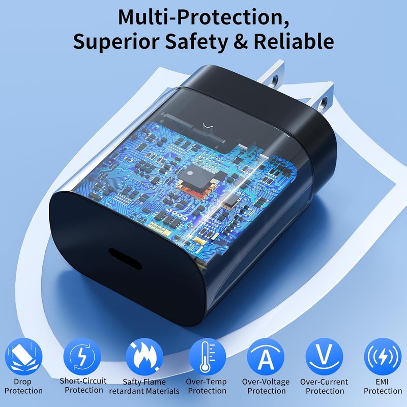 25W Power Adapter 6ft Fast Charger Cable For Samsung Galaxy S21 Plus S20 FE 5G gallery