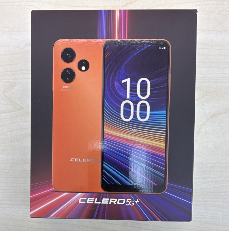 Celero Celero 5G+ 256GB Orange 8GB RAM 7in 108MP 5G MPN TU695DSOR256