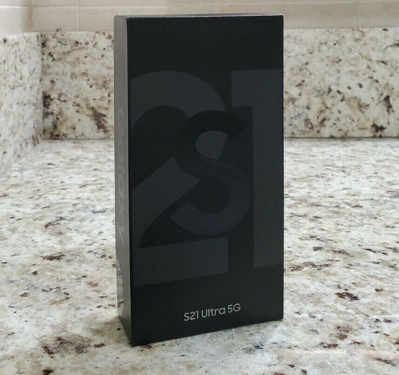 Samsung Galaxy S21 ULTRA 5G Factory UNLOCKED SM-G998U1 (128GB BLACK, USA) SEALED