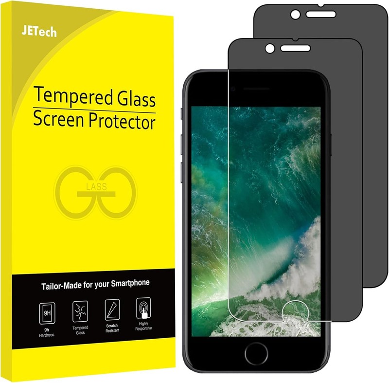 2PCS Privacy Screen Protector & Tempered Glass Film for iPhone 8 Plus & 7 Plus