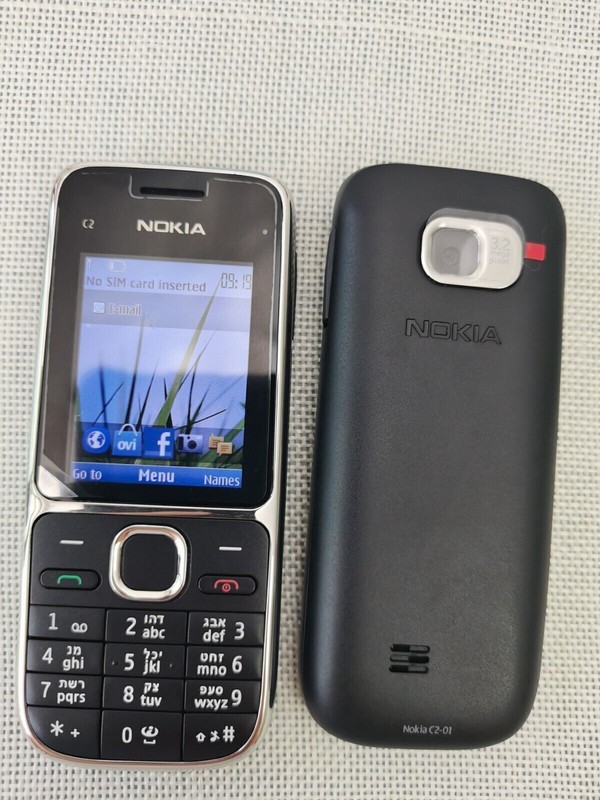 Original Nokia C2-01 Unlocked Hebrew English keyboard GSM Cellphone New Sealed gallery