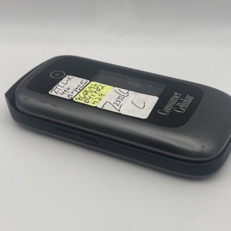 Consumer Cellular Link 1st Generation Z2332CC - Black( GSM ) 4G VoLTE Flip Phone gallery