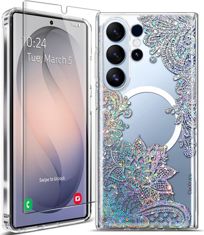 Magnetic for Samsung Galaxy S26 Ultra Case, Cute for Women Girls, 10FT Protectiv
