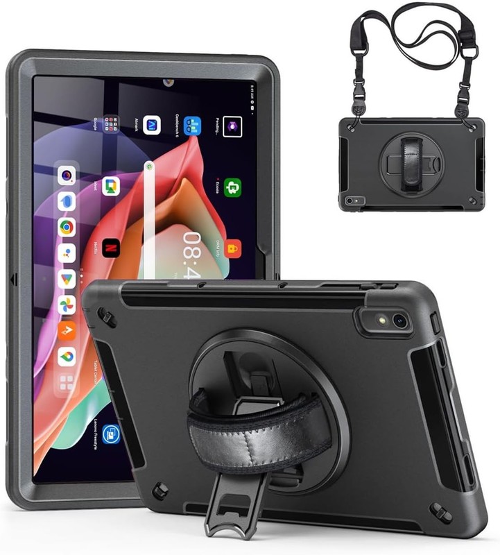 Tablet Case & Screen Protector for Lenovo Tab P11 11.5 Inch 360 Rotating Kicksta