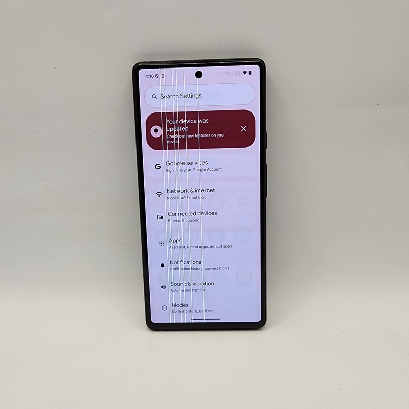 Google Pixel 6 5G UW G9S9B 128GB Stormy Black (Verizon/Unlocked)
