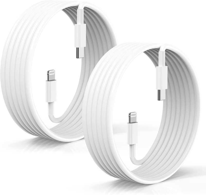 2 Pack 10ft USB Type-C Fast Charger for Apple iPhone 14 13 12