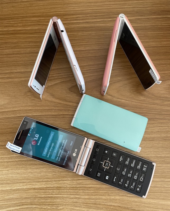 LG Wine Smart D486 4G LTE 1GB RAM 4G ROM 3.5" Android Flip Phone Wi-Fi GPS Radio gallery