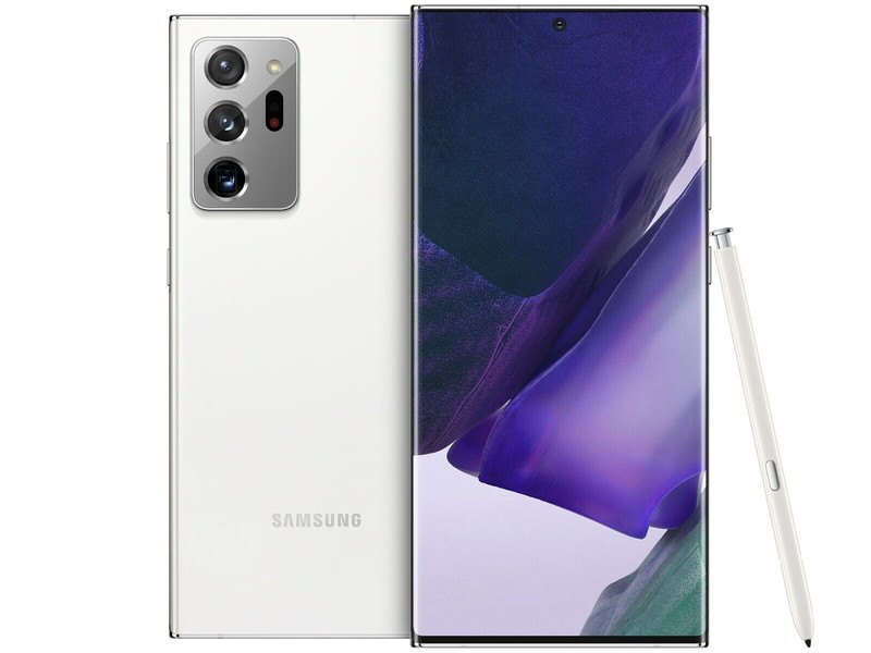 Samsung Galaxy Note 20 Ultra 5G SM-N986B/DS 6.9&Prime; 256GB White Phone OPEN BOX A++