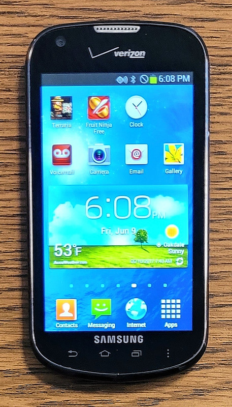 Samsung Galaxy Stellar SCH-I200 - Gray ( Verizon ) Rare 4G LTE Smartphone gallery
