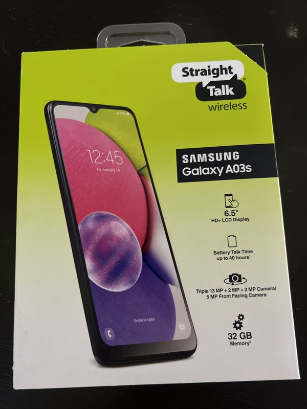 Samsung Galaxy A03s SM-A037U1/DS – 32GB – Black (Unlocked)