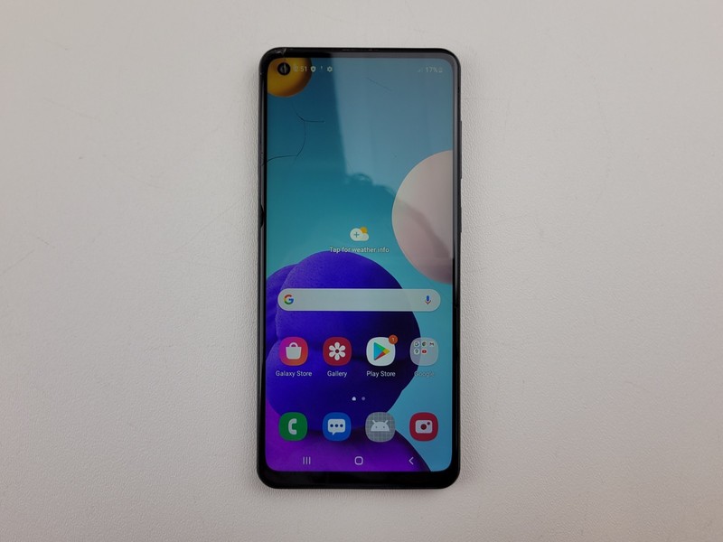 Samsung Galaxy A21s (SM-A217M/DS) 64GB (GSM Unlocked) Dual SIM – CRACKED – H8623