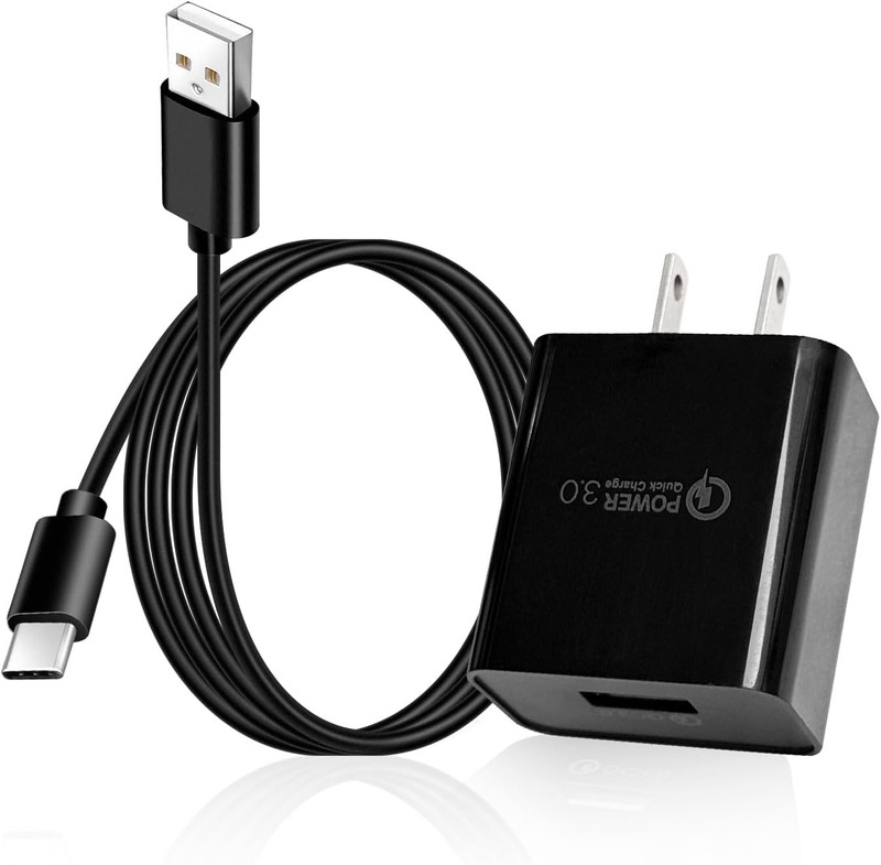 USB C 18W Fast Charger for Samsung Galaxy A20E A50S 5ft Cable