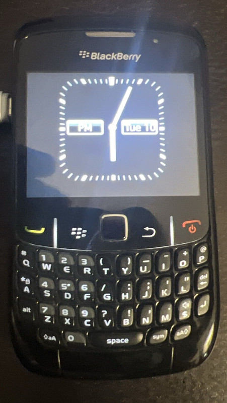 BlackBerry Curve 8530 Black Smartphone Model L6ARCL20CW locked