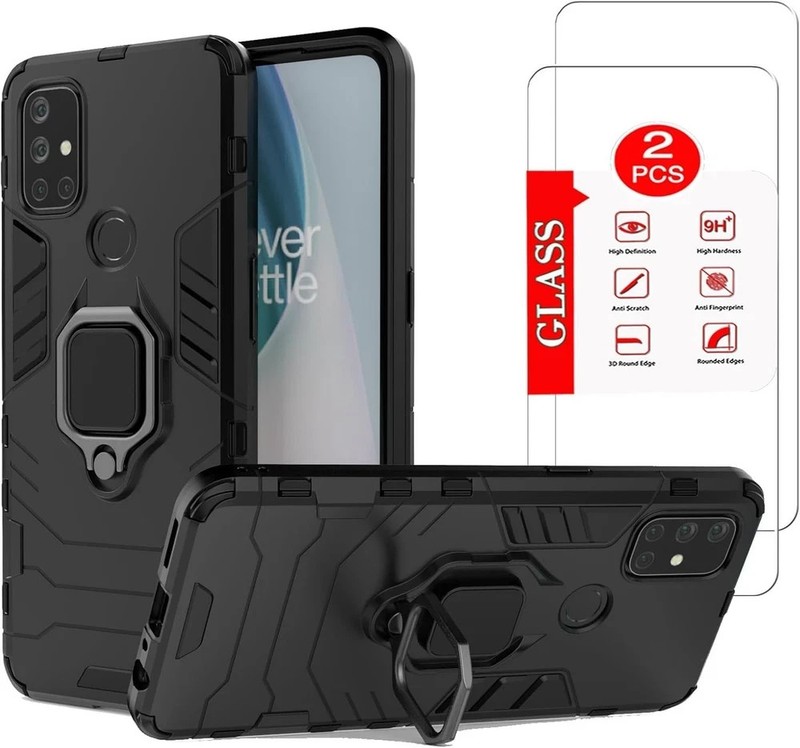 For Oneplus Nord N10 5G Case with 2 Screen Protector, Military Class with 360