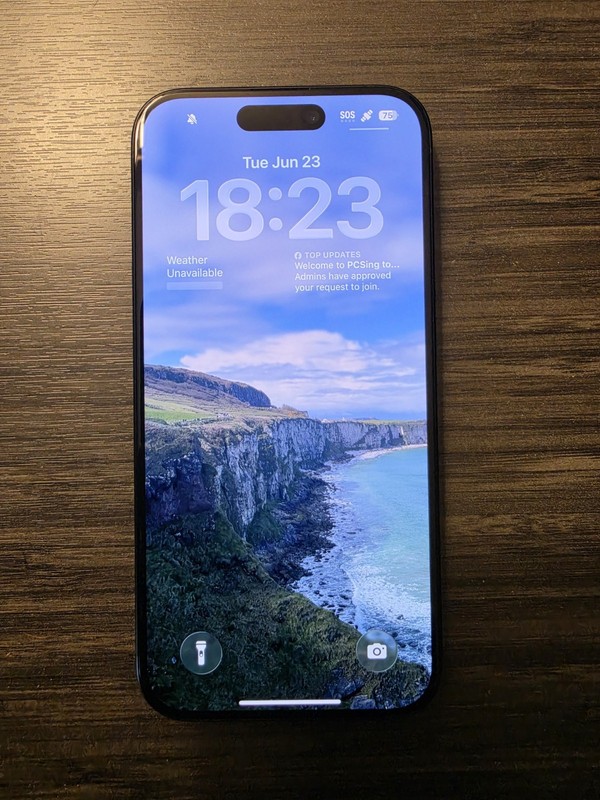 iPhone 15 Pro 128GB, Titanium Blue, Unlocked Smartphone