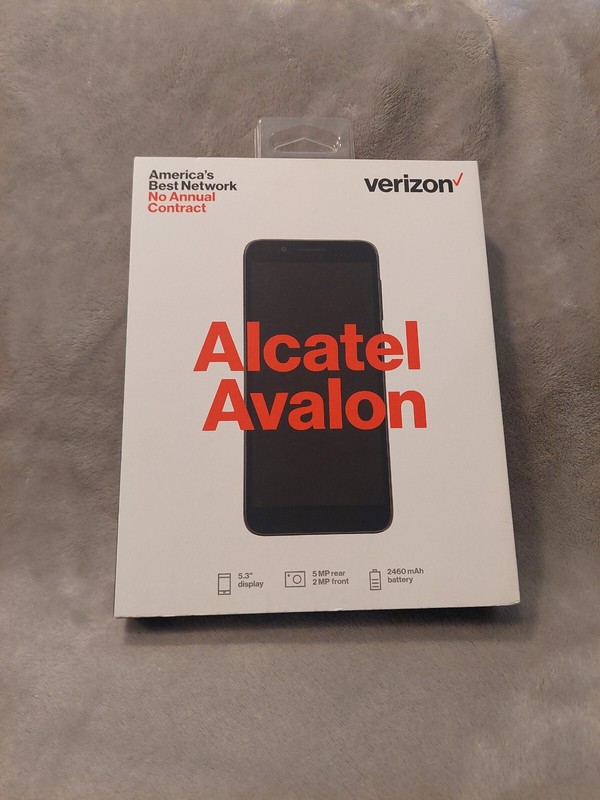 Verizon TCL Alcatel Avalon 16GB Prepaid Smartphone Grey 4G LTE Sealed Android