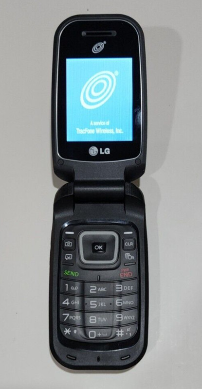 LG B470 - Black (Tracfone) Basic Flip Cell Phone gallery