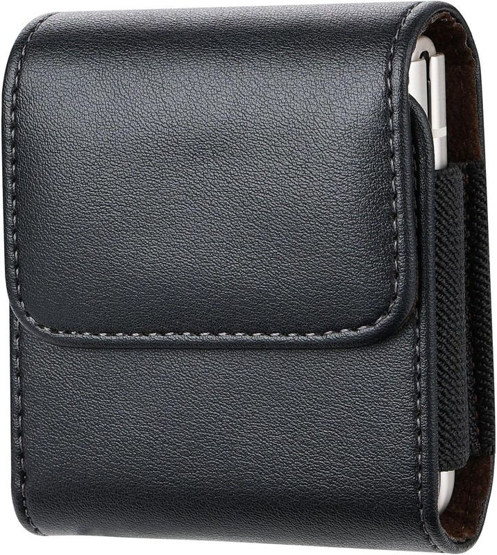 Belt Clip Pouch Holster for Moto Razr 2024 2025 2026, Razr Plus, and Galaxy Z Fl