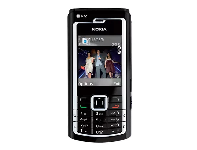 Nokia N72 Bluetooth 2G GSM Unlocked FM Radio 2MP Camera Jave Original Phones