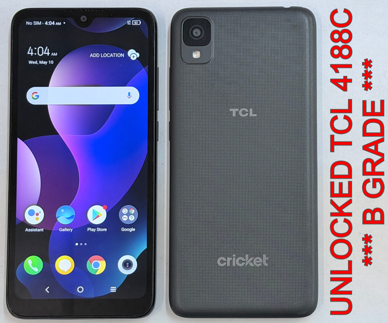 UNLOCKED TCL 30 Z Cricket 4188C 32GB 3GB Android Smart Phone / AT&T *B GRADE