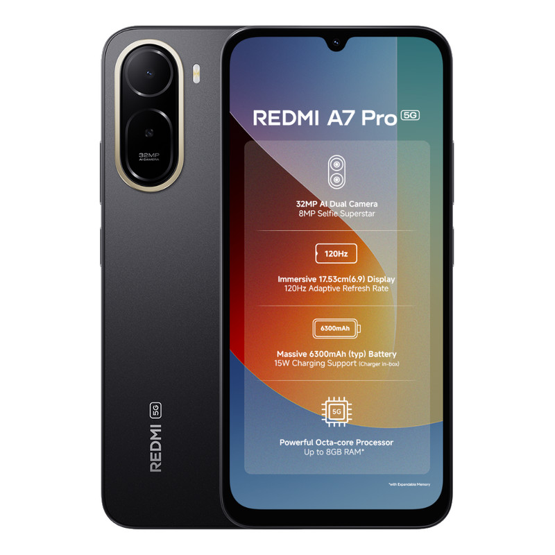 Xiaomi Redmi A7 Pro 4G 6.9&Prime; 120Hz 13MP GLOBAL VERSION Unisoc T7250 6000mAh FedEx