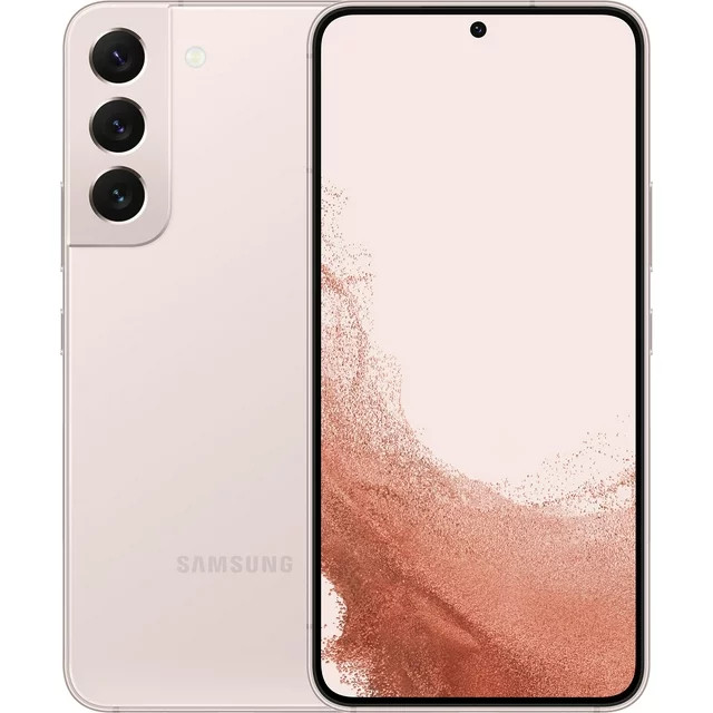 Samsung Galaxy S22 SM-S901U Unlocked 128GB Pink Gold A Heavy Burn