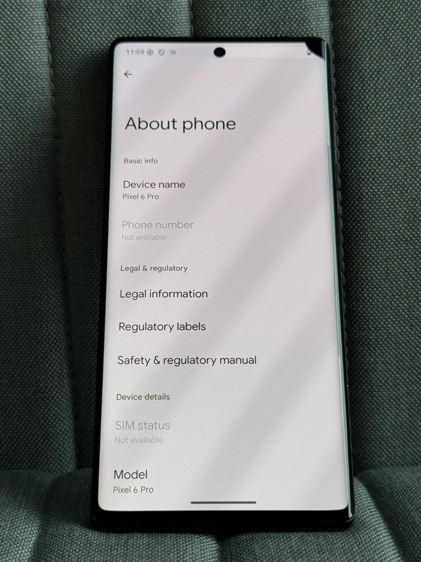 2021 Google Pixel 6 Pro - 128 GB Storage - Stormy Black (Unlocked) - *READ* gallery