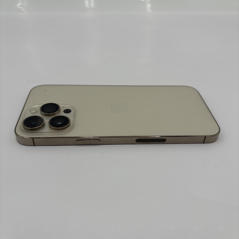 Apple iPhone 14 Pro Max 12GB Gold Unlocked Cracked Front Glass For Parts Read gallery