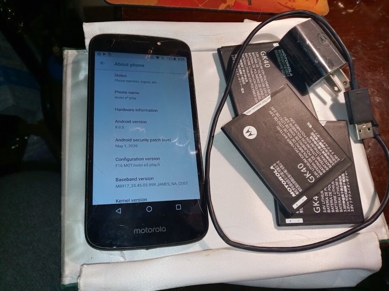 Motorola Moto E5 Play 16GB XT1921-6 Verizon +