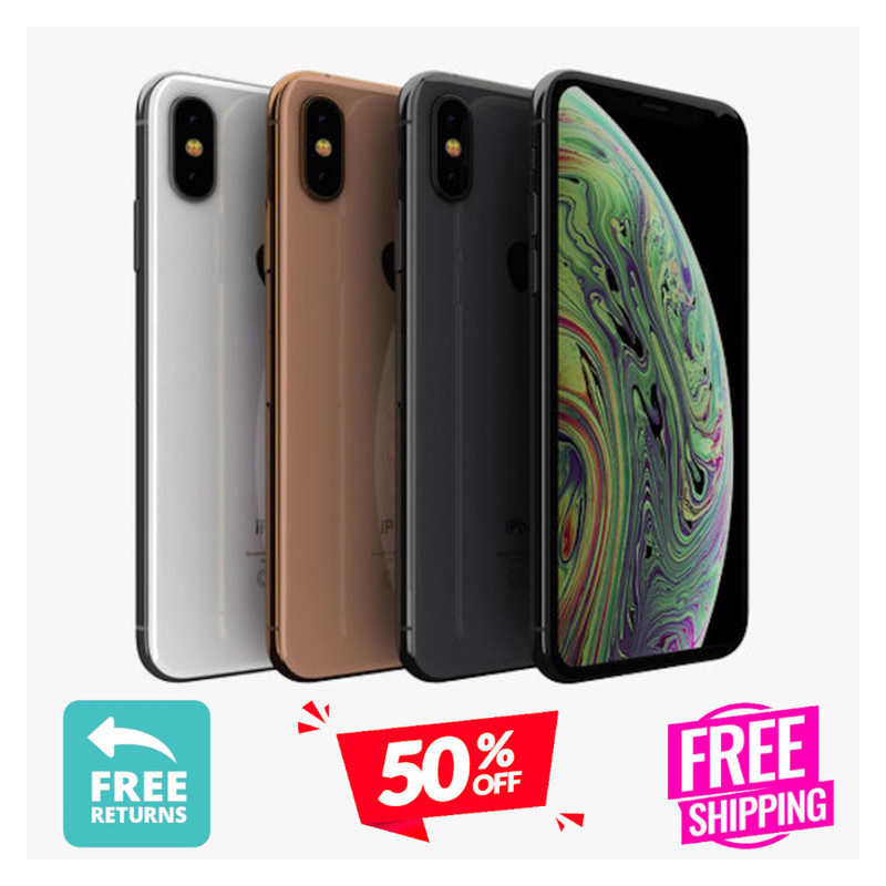 Apple iPhone XS Screen 5.8&Prime; A1920 Att Unlocked Verizon Metro T-Mobile 64GB 256G