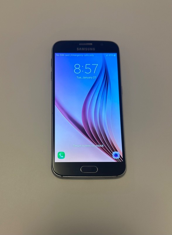 Samsung Galaxy S6 SM-G920T 32G Unlocked T-mobile SmartPhone VERY GOOD dake blue
