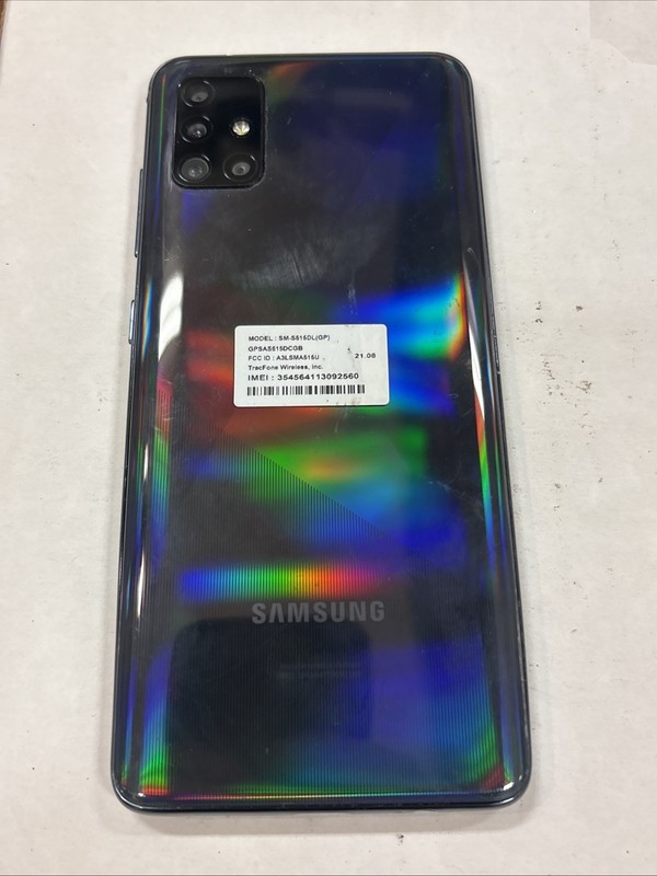 Samsung Galaxy A51 – SM-S515D – 128 GB – Prism Black (Tracfone) Good Condition