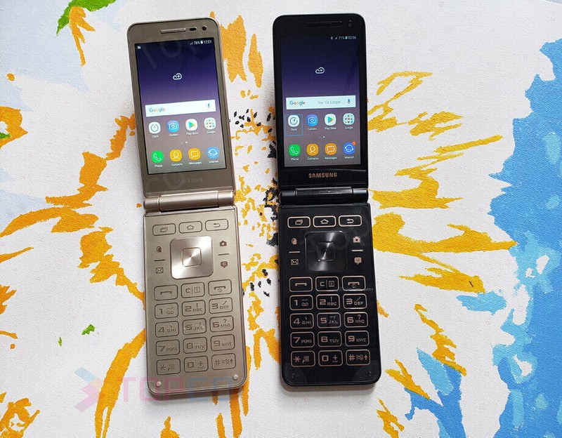 Samsung Galaxy Folder2 SM-G1650 16GB Dual SIM 4G Unlocked Flip Phone New Sealed gallery