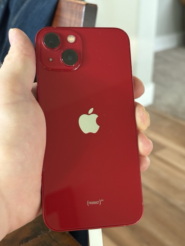 Apple iPhone 13 (PRODUCT)RED 128GB iOS 12MP Camera Bar Phone MLMQ3LL/A