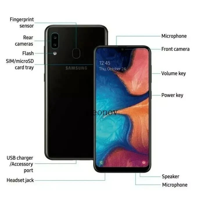Samsung Galaxy A20 SM-A205U 32GB+3GB Black 6.4" Unlocked Smartphone-New Sealed gallery