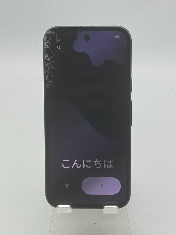 Google Pixel 9a- 128gb- Obsidian- Unlocked-Front Glass Damaged