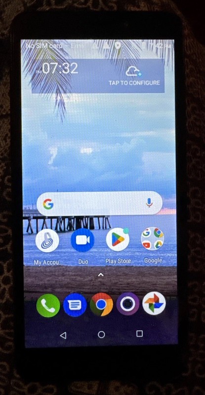 TCL T501DL SmartPhone Fast Ship Gray Very Good Used (Tracfone) 16 GB