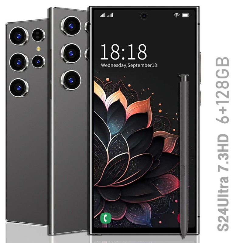 New S24 Ultra 5G Smartphone 7.3" Factory Unlocked Android Cellphones Dual SIM gallery