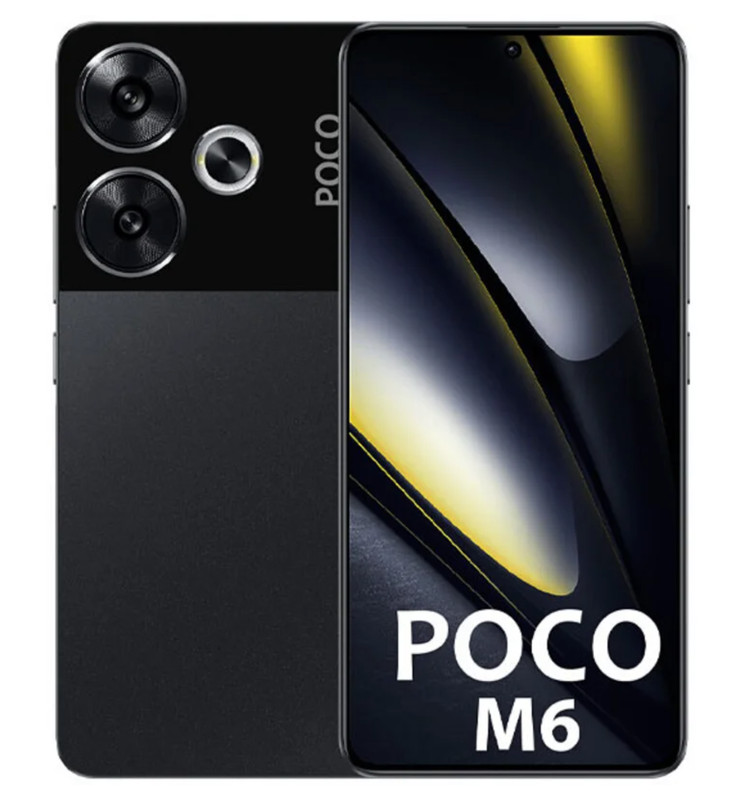 Xiaomi POCO M6 4G LTE Black – 6GB RAM – 128GB ROM – Global Version – NEW SEALED