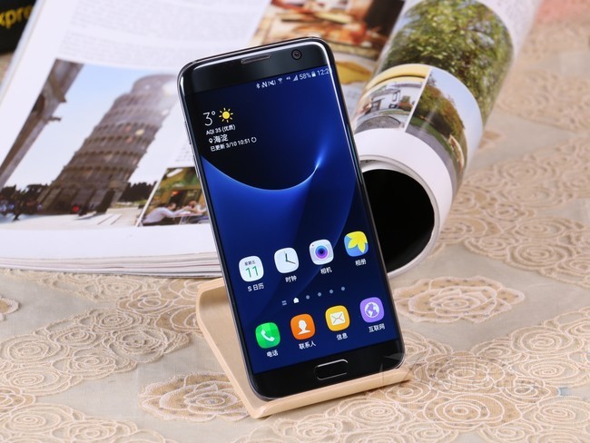 Original Samsung Galaxy S7 edge G935F/DS Dual-SIM 32G SmartPhone VERY GOOD Black
