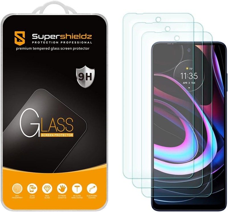 3PCS Tempered Glass Screen Protector for Motorola Edge (2021) & Edge 5G UW Anti