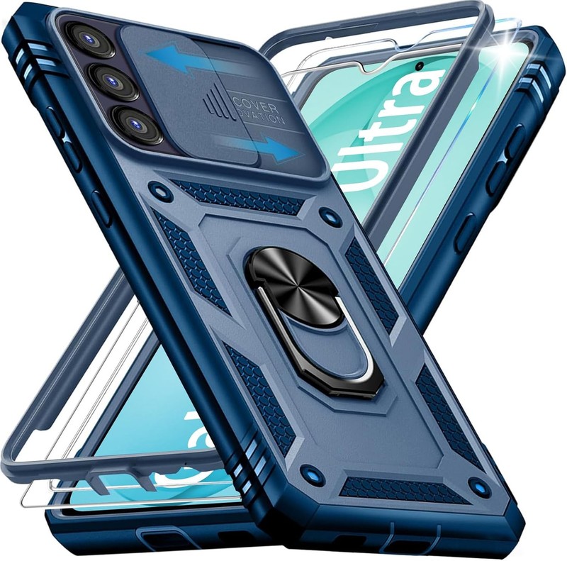 Case for Galaxy S26 Ultra 5g, Samsung S 26 Ultra Case with 2X Screen Protectors