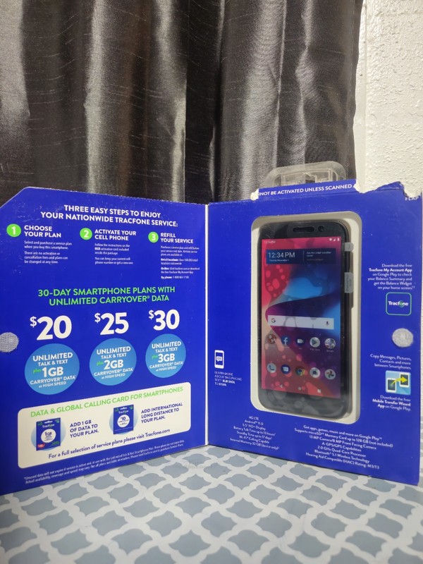 Tracfone Blu View 2 | 4g Bluetooth & More. See All Pics. New, Open Box!